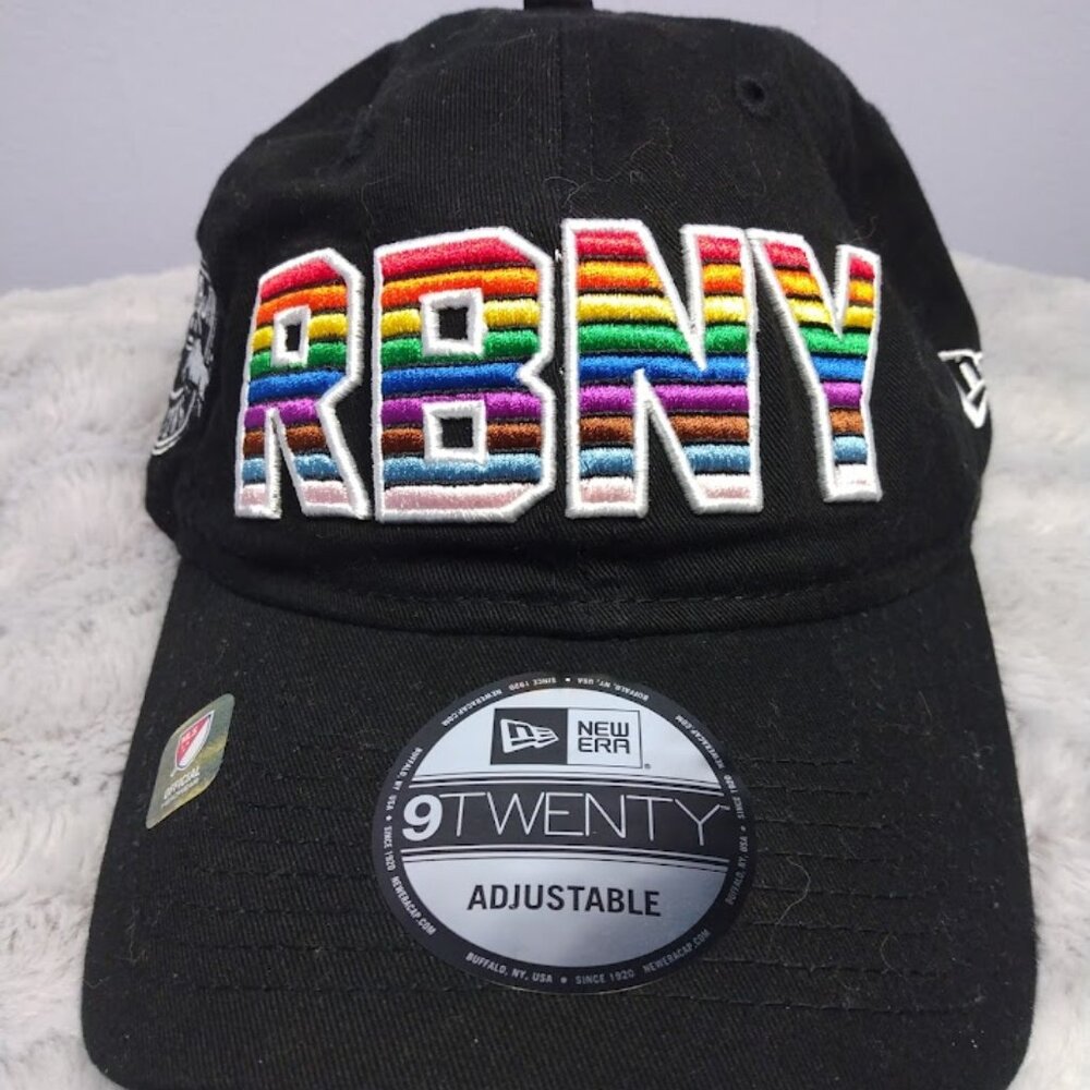 Pride Men's New Era 9TWENTY Adjustable Baseball Cap Hat NY Red Bulls Soccer MLS